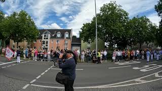 Fahnenwalzer und Höneßparade Schützenfest Neuss Reuschenberg 2024 [upl. by Evelin]