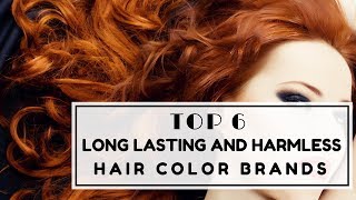 Hair Color Brands  Long Lasting And Harmless  Ammonia Free​ [upl. by Pachton]