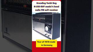 oldi gold Yacht Boy Grunding n210rvf 4band am FM soft searching receiverretro vintageradio [upl. by Priestley323]