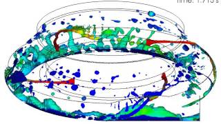 Centrifugal contactor collector ring flow interFoam [upl. by Moyra]