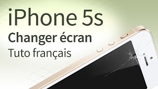 Tutoriel iPhone 5s changer écran LCD  vitre LCD démontage  rémontage français [upl. by Tiphany]