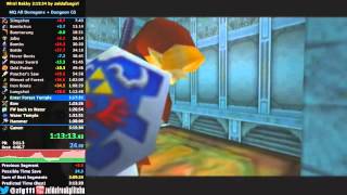 Ocarina of Time Master Quest  All Dungeons and Dungeon Skulltulas speedrun in 31339 [upl. by Nylkaj951]