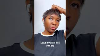 Styling my Pixie cut pixiecut pixiehaircut pixiecuttutorial shorthair shorthairstyles [upl. by Tuesday425]