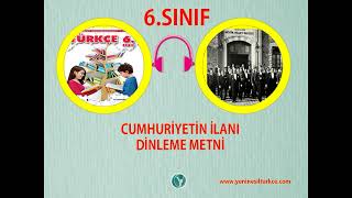 CUMHURİYETİN İLANI Dinleme Metni [upl. by Anastase789]