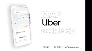 Overlap Components Over The Map Like Uber In Niotron Kodular MIT App Inventor [upl. by Fair]