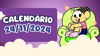 CALENDÁRIO DE 24 DE NOVEMBRO DE 2024 ALUNONOTADEZ10 ensinofundamental [upl. by Philippa863]