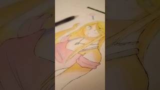 Acuarela acuarelasobrepapel acuarela dibujotradicional dibujo draw art artist tiktok pastel [upl. by Nauwtna294]