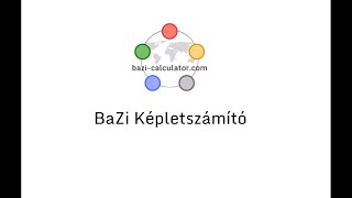 A Bazi Calculator képletszámító alkalmazás bemutatása Ősvaló Sorsfejtés tanfolyam [upl. by Antipas]