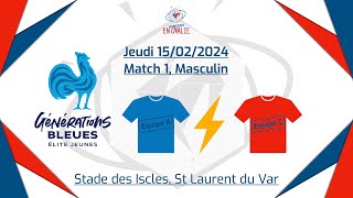 Equipe A vs équipe C Match 1 Masculin M17 [upl. by Notsreik]