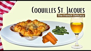 How to make Coquilles Saint Jacques  Scallops Au Gratin  Gallic Seafood recipe [upl. by Atinas]