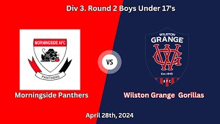 Morningside U17 v Wilston Grange U17 Div3 Round 2 2842024 [upl. by Pardner836]