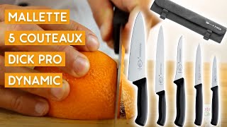 Présentation de la mallette 5 couteaux Dick Pro Dynamic [upl. by Ivatts]