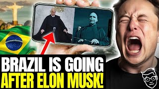 Fascist Brazilian Judge Launches CRIMINAL INVESTIGATION Into Elon Musk  Go Fck Yourself [upl. by Froehlich]