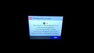 How To Solve Incompatible Cartridge Error for HP Officejet Printers [upl. by Noivart]