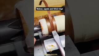 Making Of Wood Ring 2024 New Jewelry Making  American Ring shorts foryou like gold subscribe [upl. by Anita]