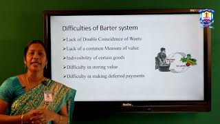 Barter system and types of money TEC2014M02 Maria Sophiya [upl. by Nacnud103]