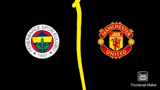 Europa league fenerbahce vs Manchester United reaction 😎⚽️ [upl. by Solita]