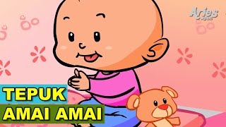 Alif amp Mimi  Tepuk Amai Amai Animasi 2D Lagu Kanak Kanak [upl. by Suckram257]