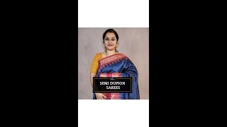 SEMI DUPION SAREES  Rs1990  150922  Shrus [upl. by Janella]