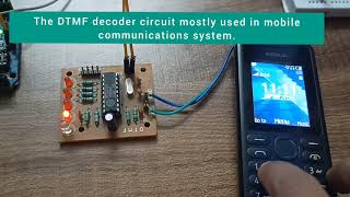 DTMF decoder Circuit and application [upl. by Ahsirkal162]