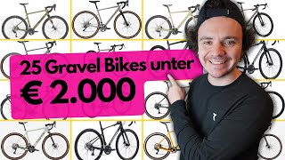 2024 25 GRAVELBIKES unter € 2000  Rose Canyon Radon Cube Giant Triban Bulls Merida [upl. by Anyrak]