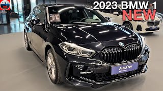 NEW 2023 BMW 116d  Visual REVIEW Auto Messe Salzburg [upl. by Farrell621]