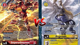 DIGIMON TCG BT  14 Locals Gameplay Red Hybrid VS Yellow Vaccine [upl. by Secrest]