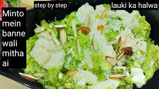 lauki ka halva banane ka bahut aasan tarika ab Minto mein hoga taiyarzaikacooking [upl. by Notnil]