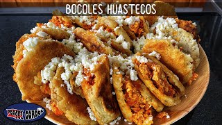 Bocoles huastecos de huevo con chorizo también les dicen gorditas PorqueGordos [upl. by Enyedy750]