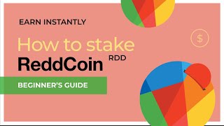 ReddCoin RDD  How To Stake Guide  Easy Tutorial [upl. by Innus]