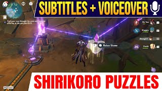 Shirikoro Peak Full Walkthrough amp Guide  Relay Stone Puzzles  Genshin Impact v22 Tsurumi Island [upl. by Dopp]