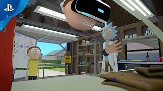 Rick and Morty Virtual Rickality – PSX 2017 Announce Trailer  PS VR [upl. by Iago383]