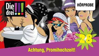 Die drei   Folge 28 Achtung Promihochzeit  Hörprobe zum Hörspiel [upl. by Ihtac]