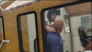 GTA V Train Hijacking [upl. by Clerc]