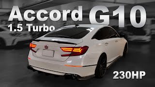 ยังเล่นกันอยู่ไหม Accord G10 15 Turbo สเต็ป 230HP  OMD ทั้งระบบ [upl. by Marilyn362]