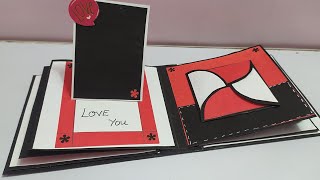 how to make scrapbook diy scrapbook for birthday  handmade scrapbook tutorial [upl. by Archie]