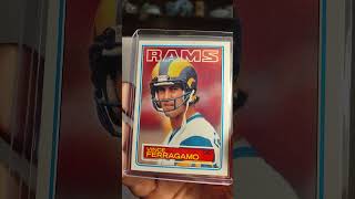 VINCE FERRAGAMO 1983 TOPPS FOOTBALL CARD 💪💯😎 [upl. by Teri223]