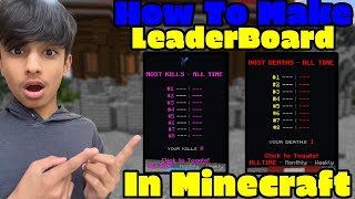 Minecraft Leaderboard Plugin  AjLeaderboards Tutorial [upl. by Muns946]