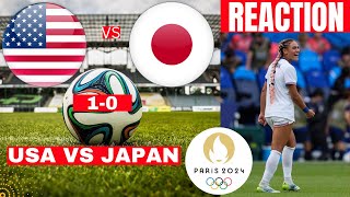 USA vs Japan Women 10 Live Stream Olympic Games 2024 Football Match Score Highlights USWNT Soccer [upl. by Oinotnaocram367]