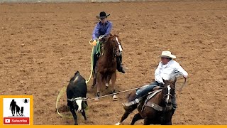 145 Team Roping 2nd Rotation 1st Go 🤠🐂 🤠 2023 Wiley Hicks Jr Memorial Roping [upl. by Amarillas589]