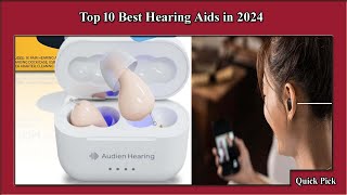 ✅ Top 10 Best Hearing Aids in 2024  Best Hearing Aids [upl. by Ardnahs]