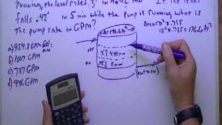 Wastewater Collection Math Problem 17 SewerGeek [upl. by Odrick]