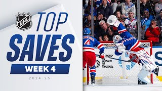 NHL Top Saves of Week 4  202425 Highlights [upl. by Apple307]