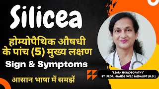 Silicea Homoeopathic Medicine Explained By Dr Hande  Five Main Symptoms  BHMS [upl. by Winna]