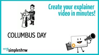 Columbus Day  mysimpleshow [upl. by Ayekahs]