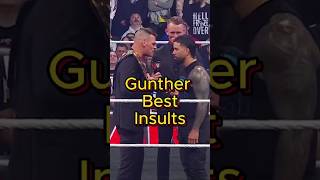 Gunther Best Insults wwe moments gunther insult [upl. by Lled]