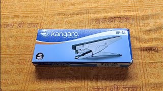 BIG SIZE STEPLER FROM KANGARO UNBOXING amp REVIEWKANGARO BIG SIZE STAPLER FOR 50 PAGES STEPEL [upl. by Rebmetpes]