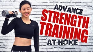 Advance Strength Training at Home  Total Body  Joanna Soh [upl. by Ahsinev]