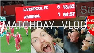 FIRMINO OUTGUNS THE GOONERS LIVERPOOL 51 ARSENAL  MATCHDAY VLOG [upl. by Phelips983]