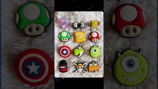 ¿ nuevos jibbitz  Bonitos charms jibbitz para crocs crocs jibbitz charms mariobros onepiece [upl. by Tijnar]